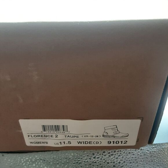 Orthofeet Florence Boots Women's 11.5W Brown Taupe Suede Ankle - Picture 10 of 10